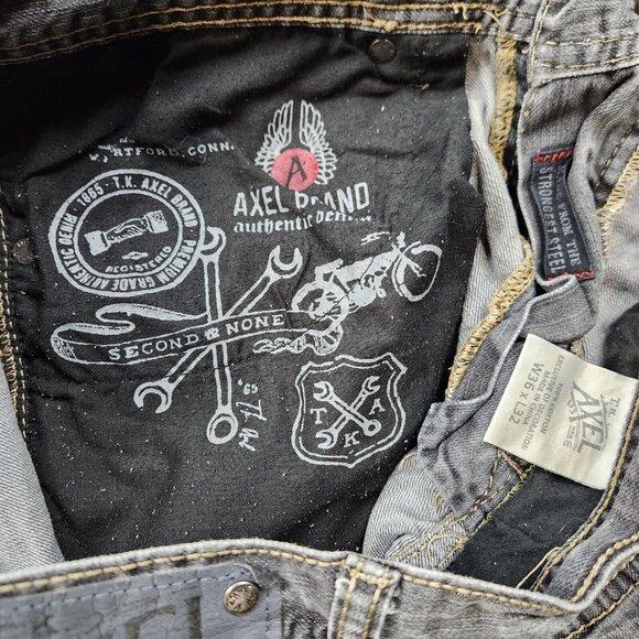 Mens TK Axel size 36x30 Relaxed Straight Mid Rise Jeans - Picture 9 of 11